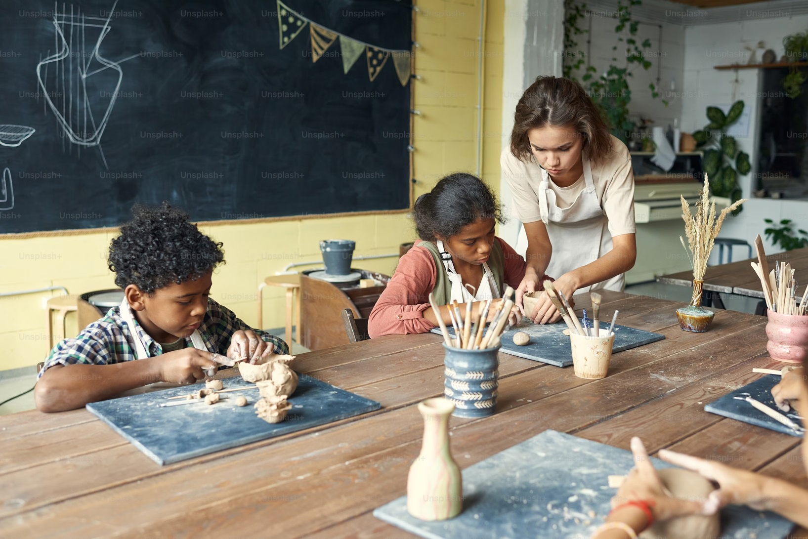 Workshop with kids